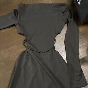 Edikted Black Cut-Out Detail Top